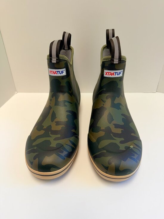 XTRATUF Men\'s size 12 Ankle Boot Waterproof Non Marking Slip Resistant Camo main image 4